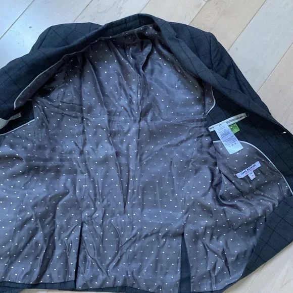 Isaac Mizrahi grey soft sports jacked blazer and vest